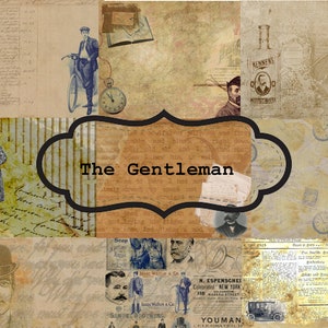 The Gentleman Junk Journal Digital papers