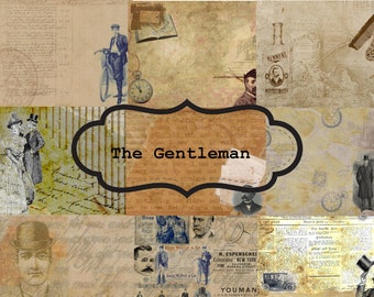 The Gentleman Junk Journal Digital papers