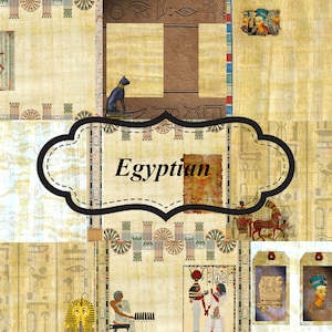 Egyptian Digital junk journal kit