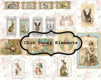 Chic bunny elements