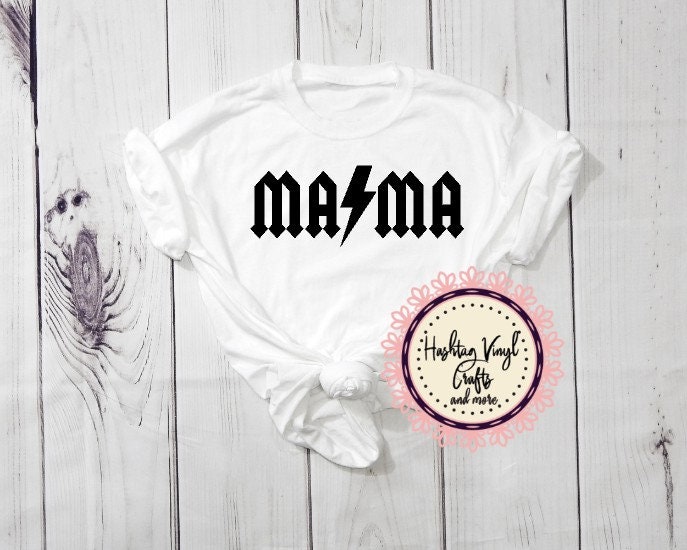 Mama Lightning Bolt svg mama svg cricut silhouette cameo | Etsy