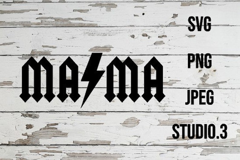 Mama Lightning Bolt svg mama svg cricut silhouette cameo | Etsy