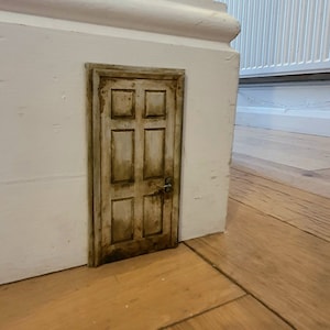 Horror Door! Fairy Doors for horror lovers. Miniature Door. Home Decor.