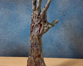 Zombie Hand Fridge Magnet - Spooky Undead  Creepy Kitchen Accessory