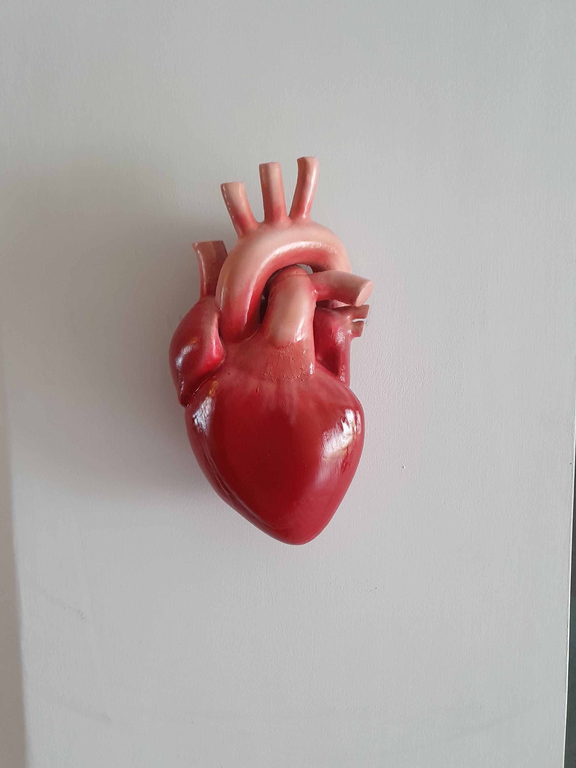 Human Heart Wall Sculpture: Unique Home Decor & Horror-Inspired gift.