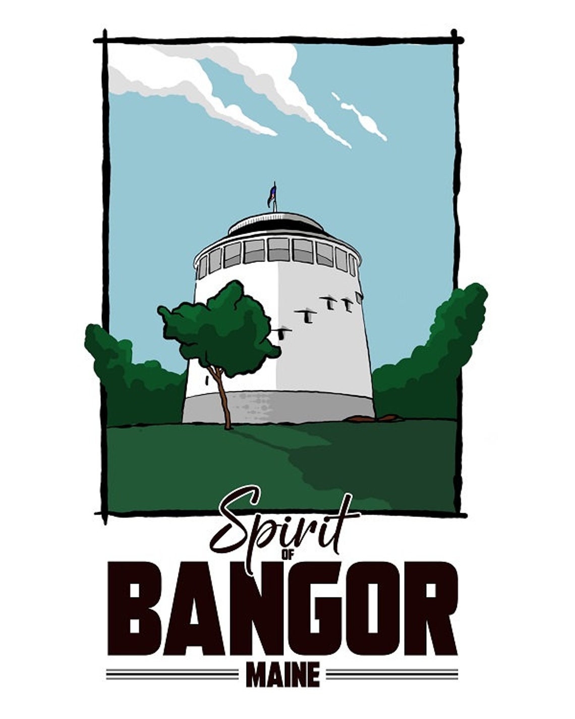 Stephen King Inspired Derry Standpipe Coffee Mug Bangor Maine Etsy