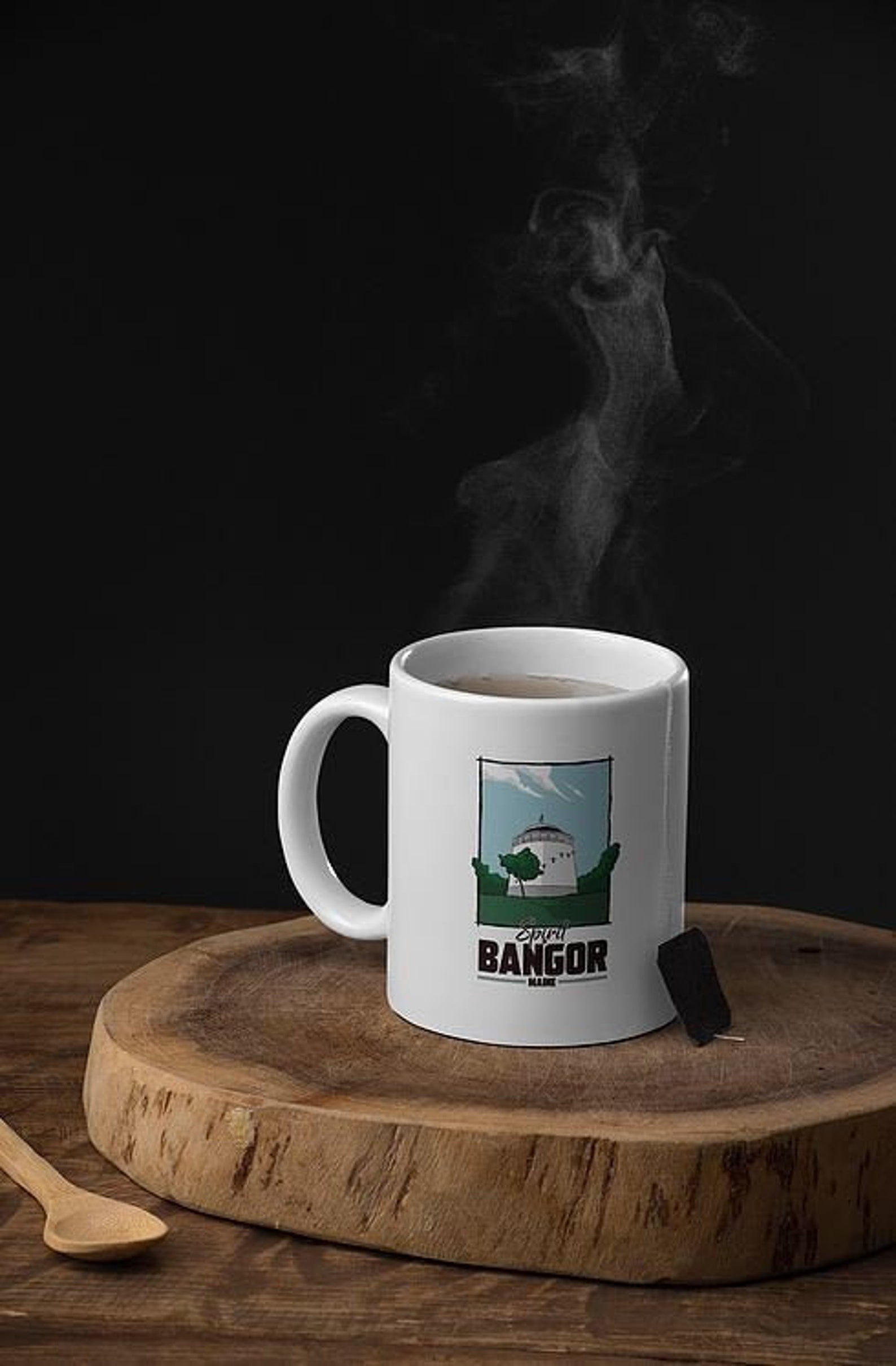 Stephen King Inspired Derry Standpipe Coffee Mug Bangor Maine Etsy