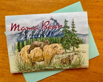Carte d’ours de maman