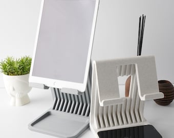 Luxury Minimalist Tablet Stand | Premium Metal Holder for Desk & Office
