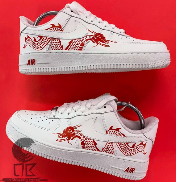 nike air force red dragon