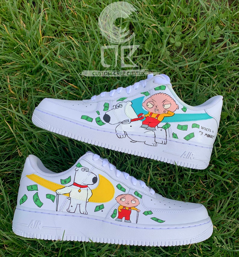 Custom Nike Air Force 1 Family Guy 