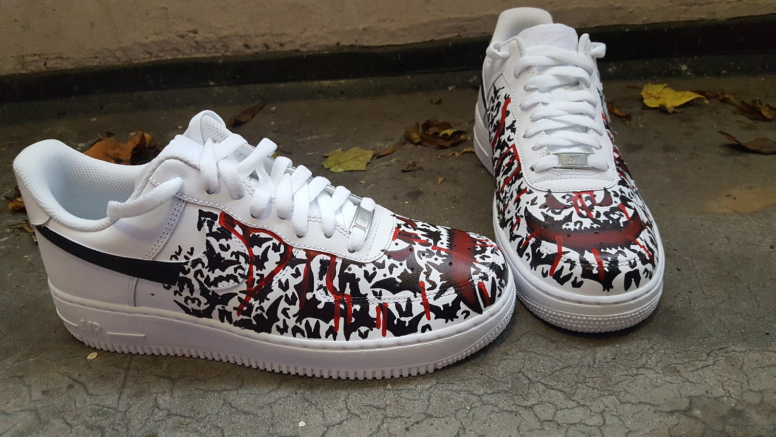 halloween custom air force 1