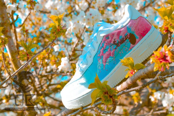 air force 1 con flores