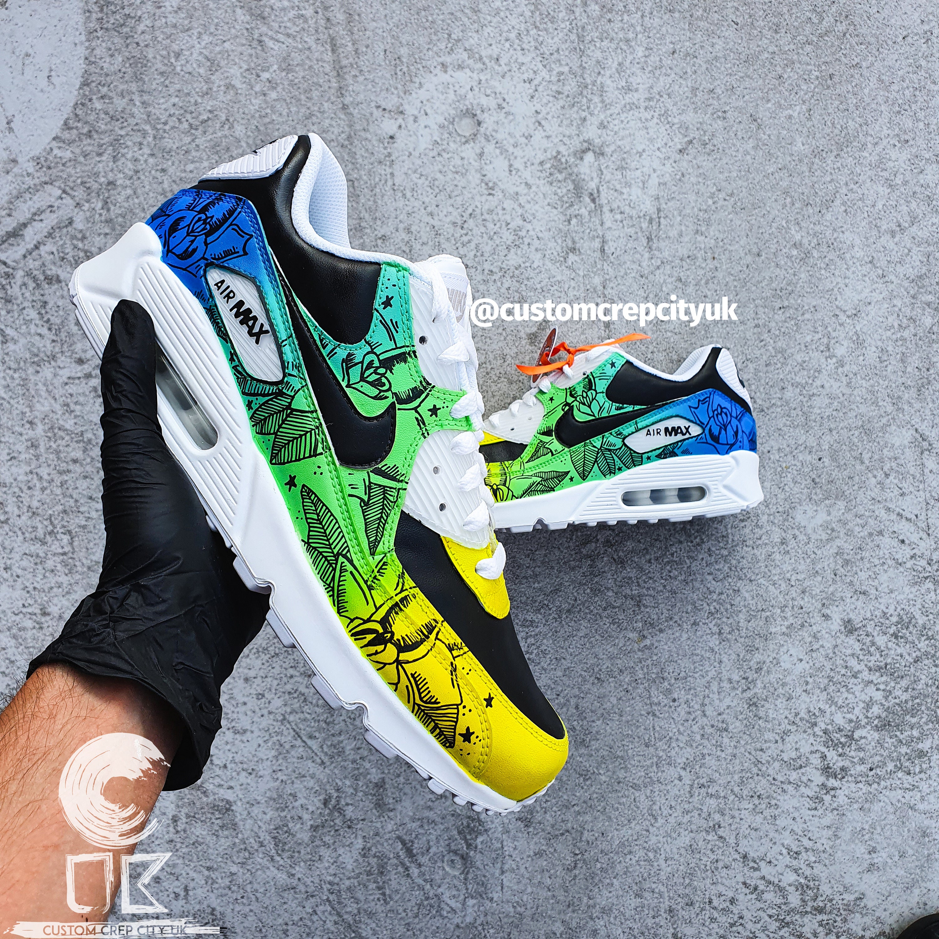 custom nike air max 90