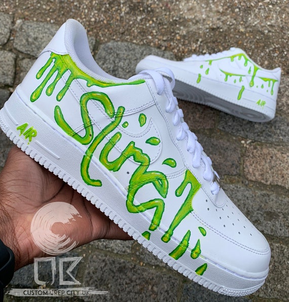 slime green air force 1