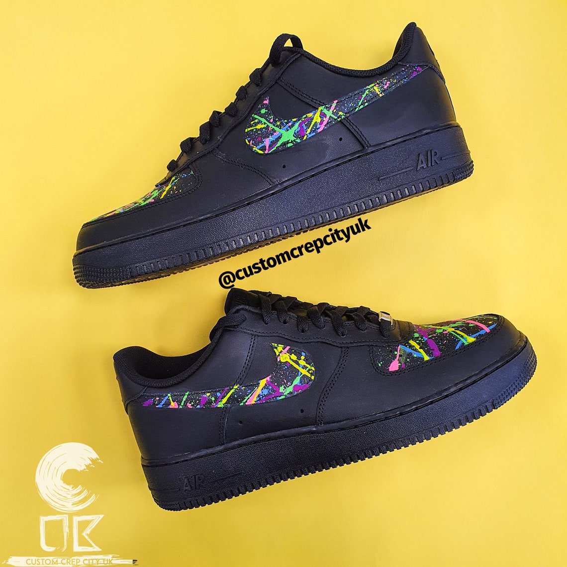custom air force 1 neon