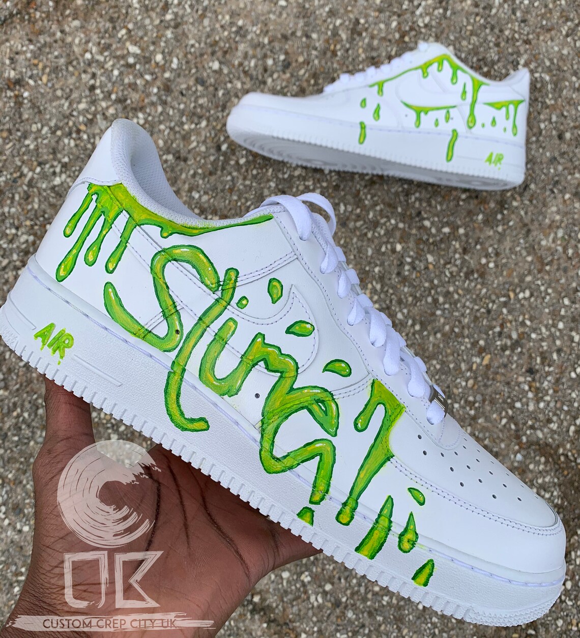custom air force 1 slime
