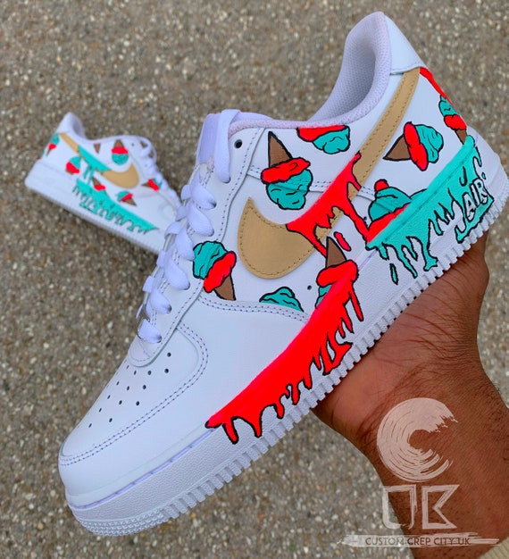 nike air force mid ice cream