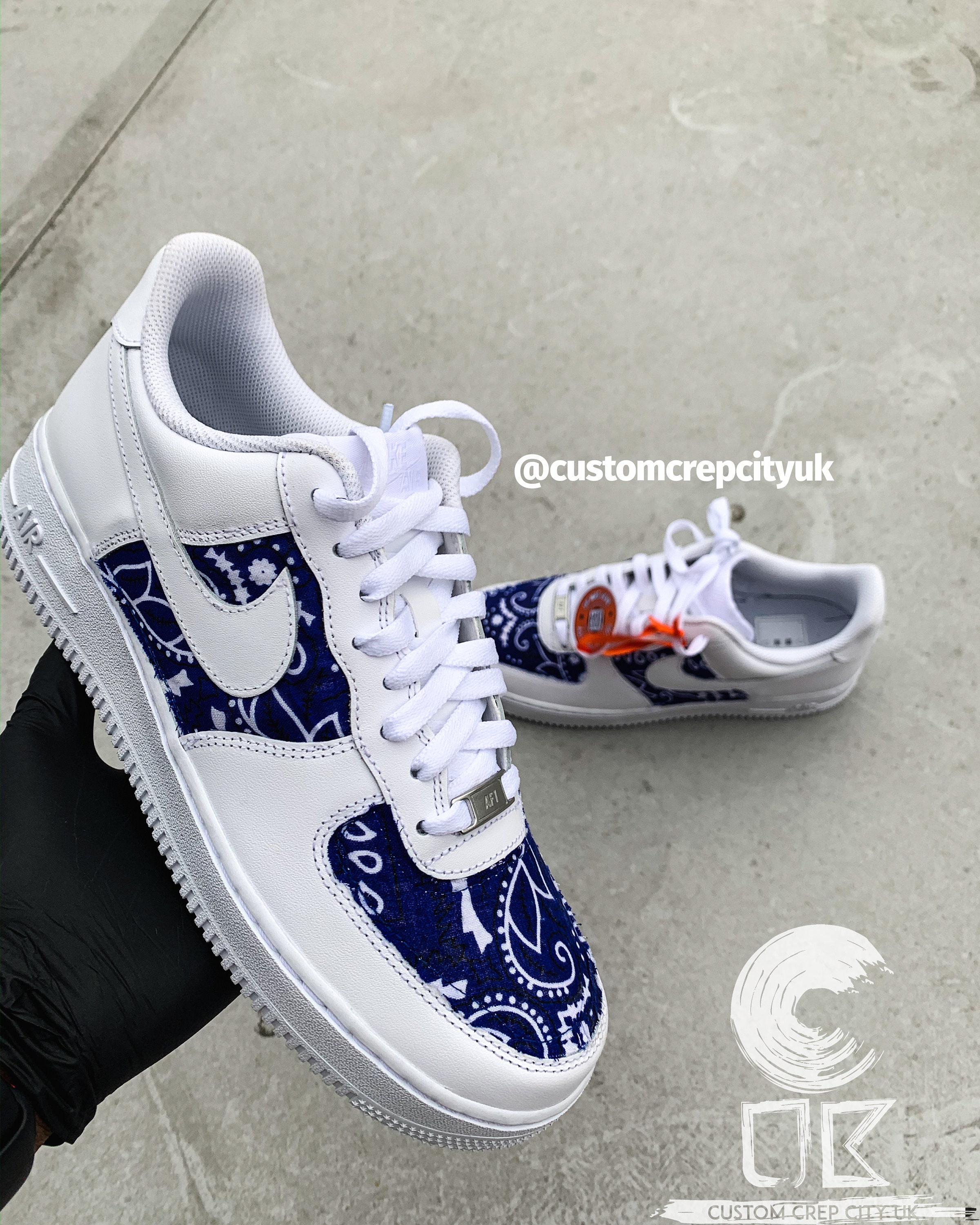 blue bandana air force 1