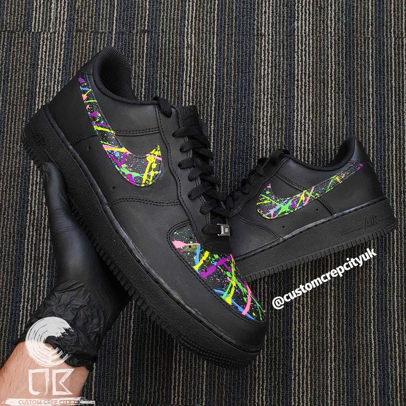 custom air force 1 neon