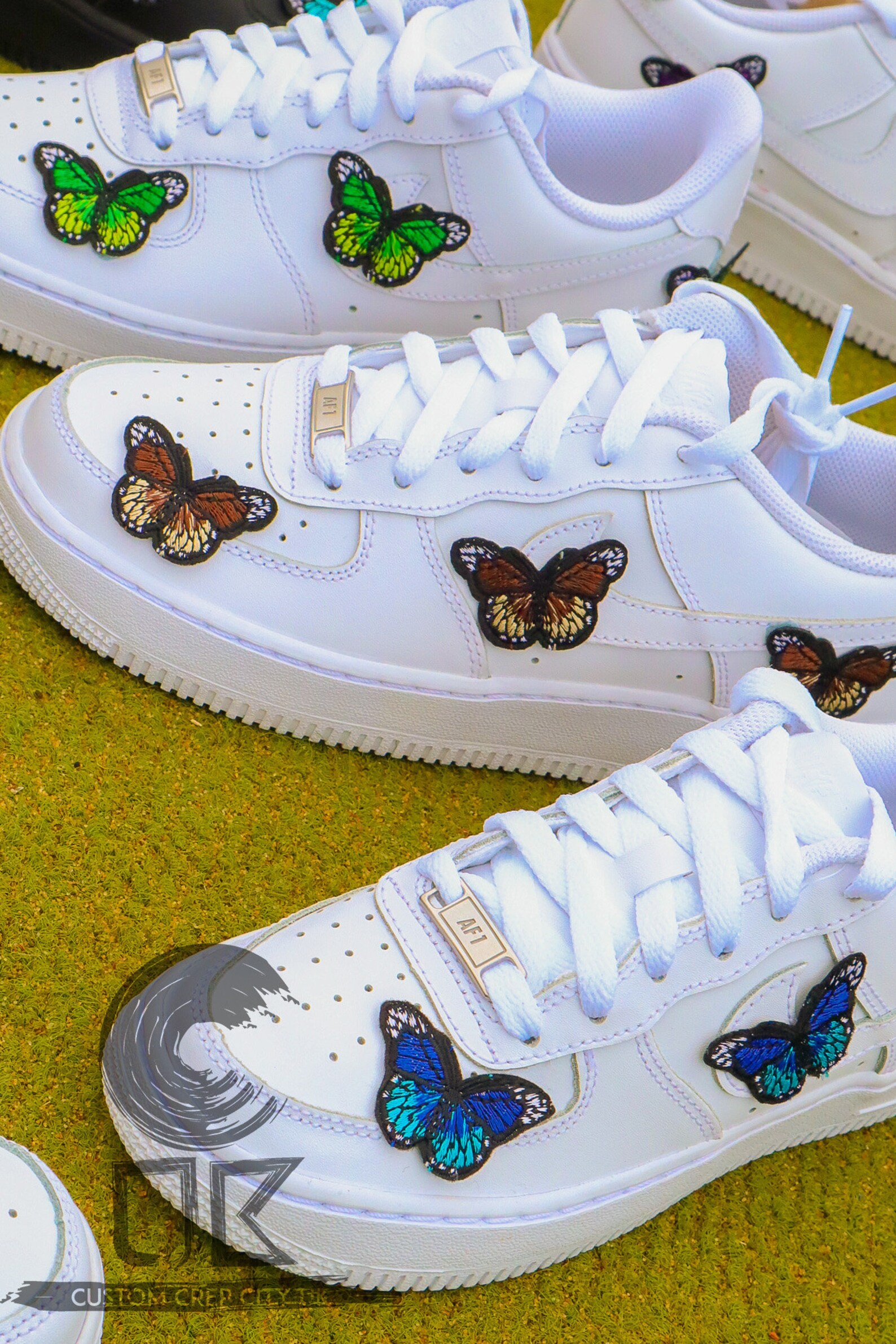 custom nike air force 1 butterfly