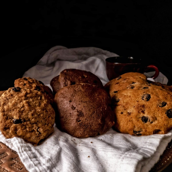 Sourdough Cookies - Chocolate Chip, Oatmeal Raisin, or Molasses Spice