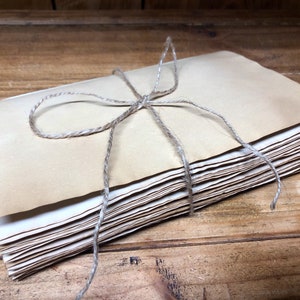 Tea Dyed Travel Journal with Tea Dyed Paper. Travel Journal Insert. Junk Journal Insert. Tea Stained Stationary. Blank Books. Stationary Gif