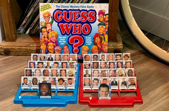 Nfl Custom Guess Who Board Game Etsy