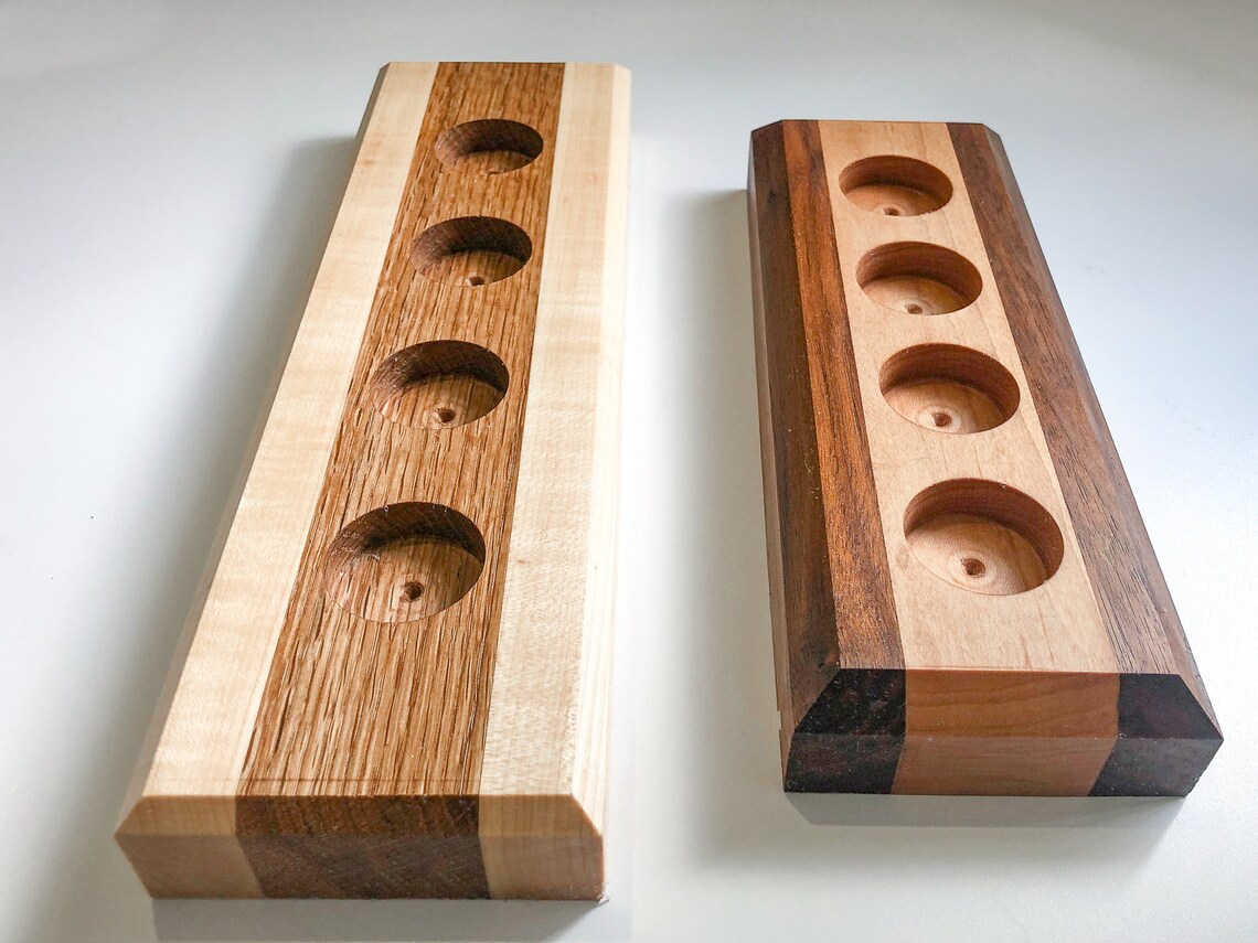 Timber Candle Tea Light Holders Large and Small Sizes Etsy Australia