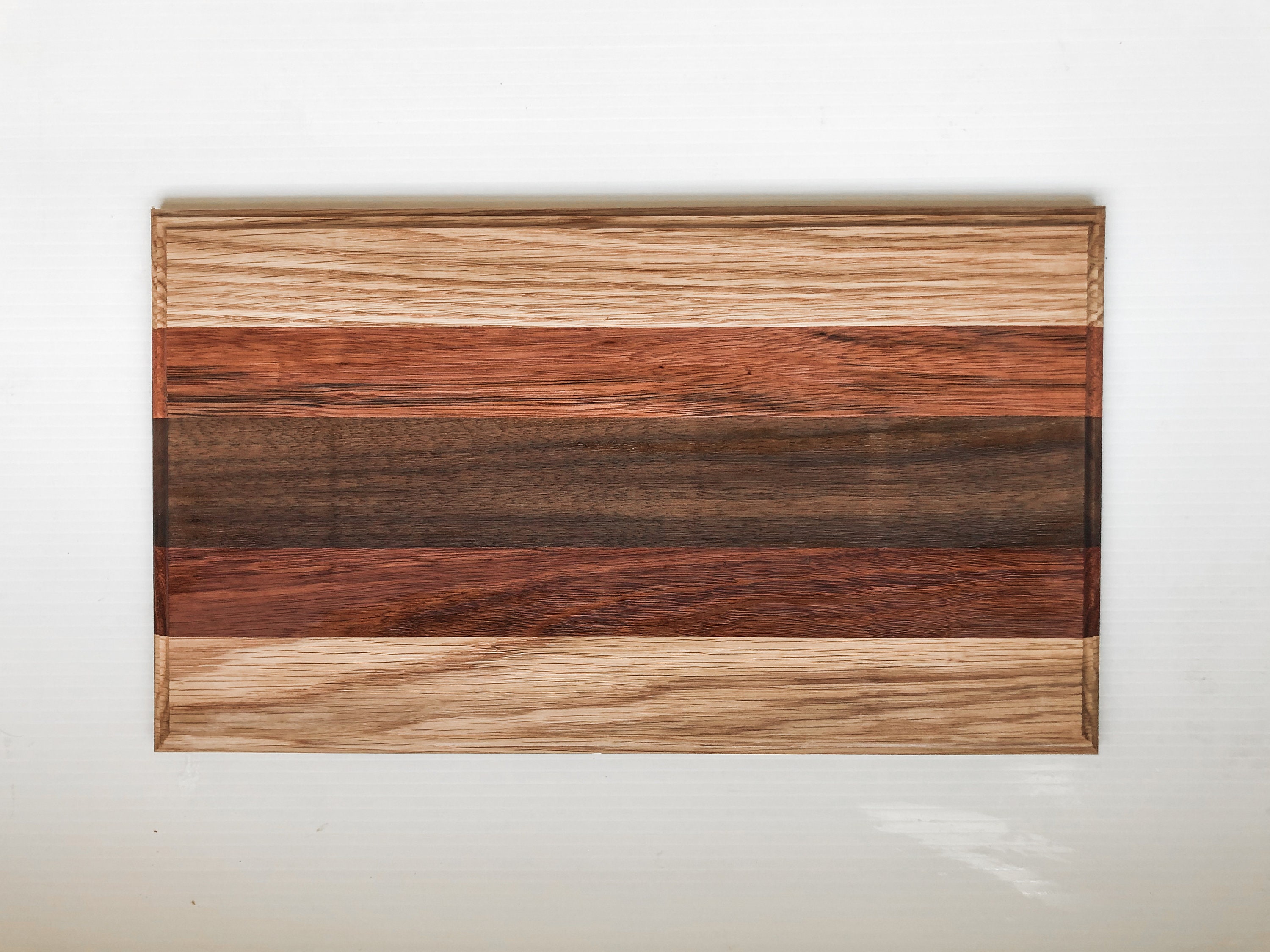 Wooden Chopping Board Oak Jarrah and Walnut Etsy Australia