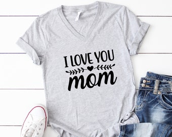 i love mama t shirt baby