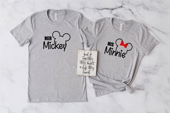 his minnie her mickey shirts