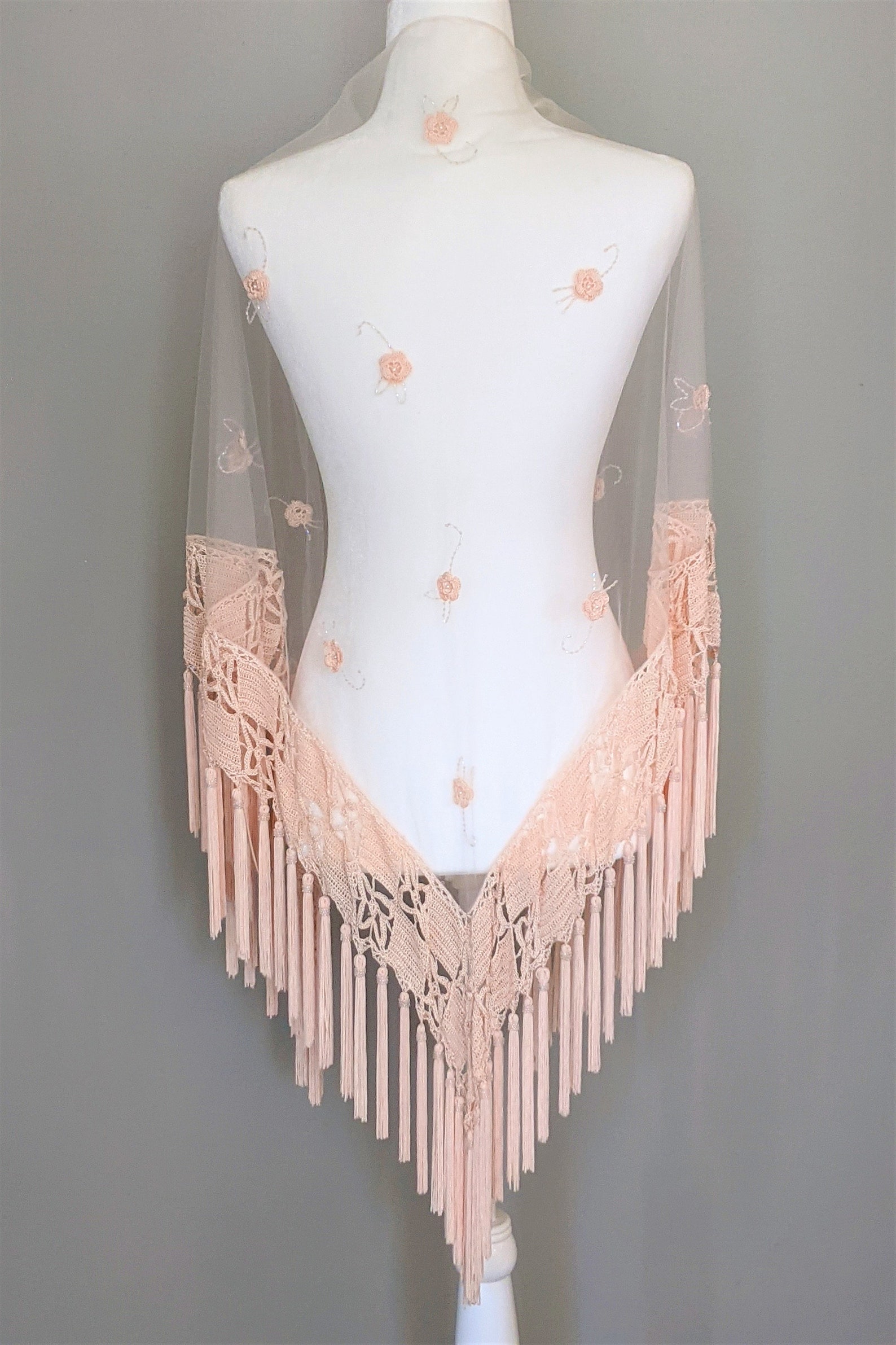 tulle shawls