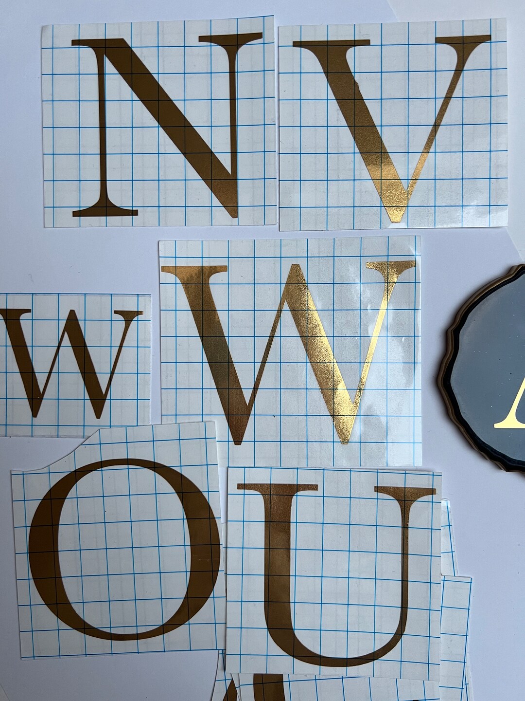 Sticker Notes Gold Vinyl Sticker Large | Sticker | Gold Writing | Gold Stickers | Stickers ...