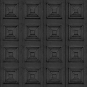 Charcoal Victorian Panelling Wallpaper