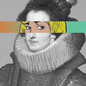 Portrait pop Gentildonna Orange Vert