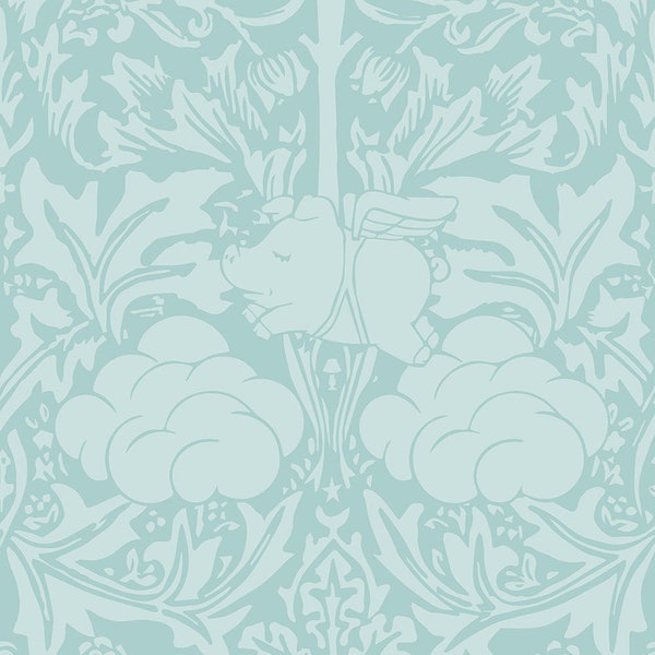 Morris Dream - Minty egg blue Wallpaper