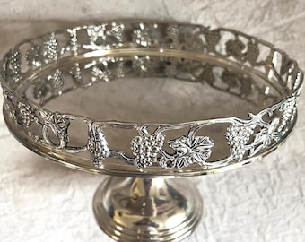 Godinger silverplate cake stand