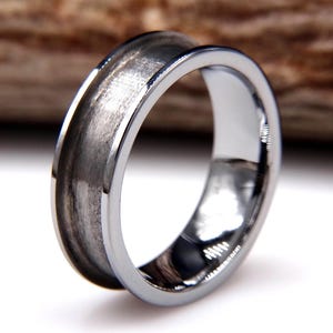 Núcleo de anillo de carburo de tungsteno con borde plano y canal ancho para incrustaciones