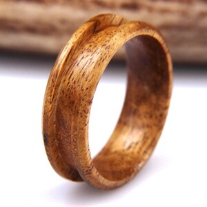 Koa Wood Ring Blank for Inlay