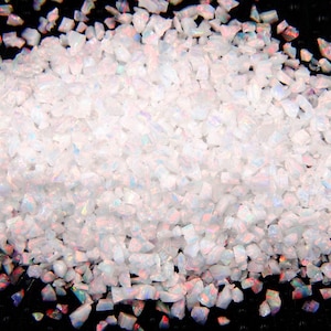 Crushed Opal - &quot;Ice Rainbow&quot;  / Premium Inlay Material for Jewelry, Woodwork, Arts and Crafts