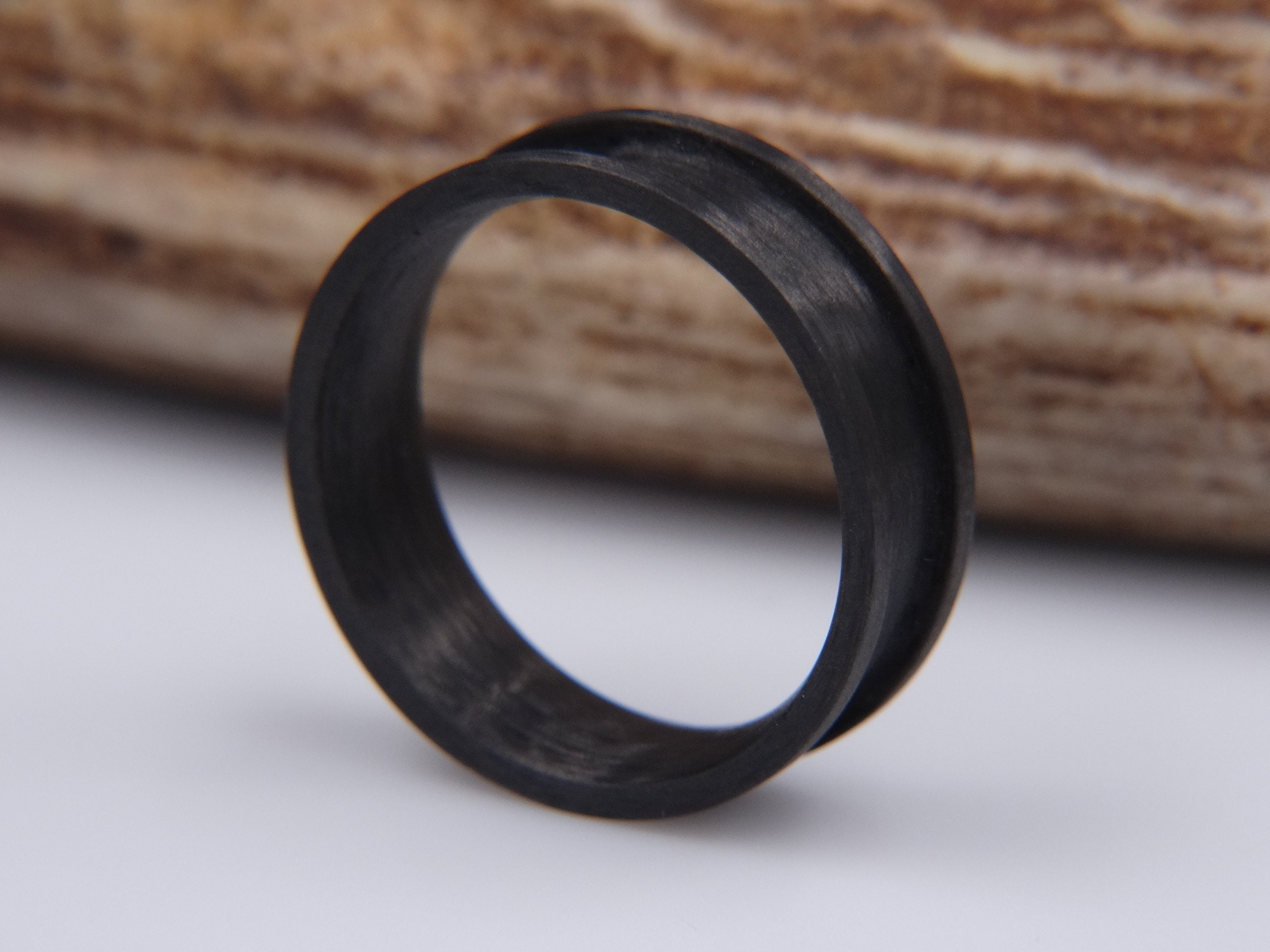 Black-Plated Tungsten Ring Blank