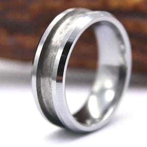 Tungsten Carbide Beveled Edge Ring Blank for Inlay