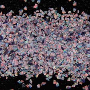 Crushed Opal - &quot;Slate Blue&quot; / Premium Inlay Material for Jewelry, Woodwork, Furniture, Crafts and Hobbies