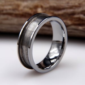 Tungsten Carbide FLAT Edge Ring Core Blank for Inlay