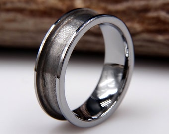 Tungsten Carbide FLAT Edge Ring Core Blank for Inlay
