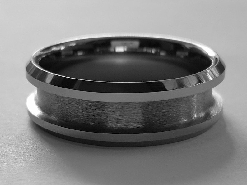 Tungsten Carbide Ring Core Blank for Inlay Etsy