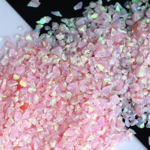 Crushed Opal - "Rose Pink" / Premium Inlay Material for Jewelry, Woodwork, Arts and Crafts image 5