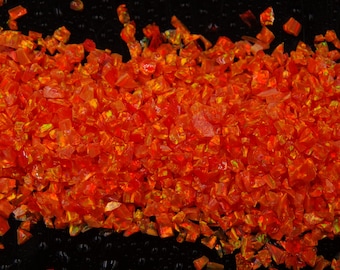 Crushed Opal - "Fire Sky"  / Premium Inlay Material for Jewelry, Woodwork, Furniture, Crafts and Hobbies