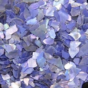 Indigo gefärbte Abalone Muschel Chips - Inlay Material für Ringschmuck, Holzarbeiten, Kunsthandwerk